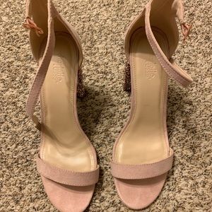 Light Pink Chunky Heels